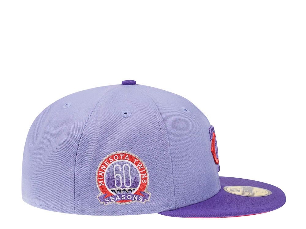 New Era Minnesota Twins 60 Season Purple Dreams Prime Edition 59Fifty Fitted Casquette