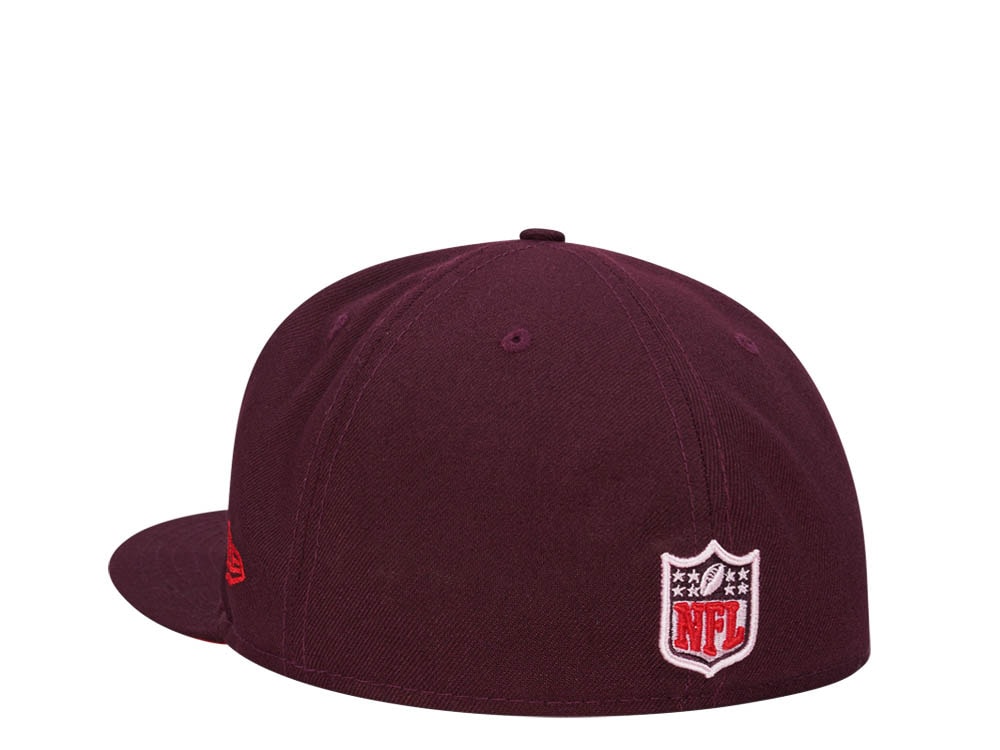 New Era Atlanta Falcons 50 Seasons Merlot Edition 59Fifty Fitted Casquette