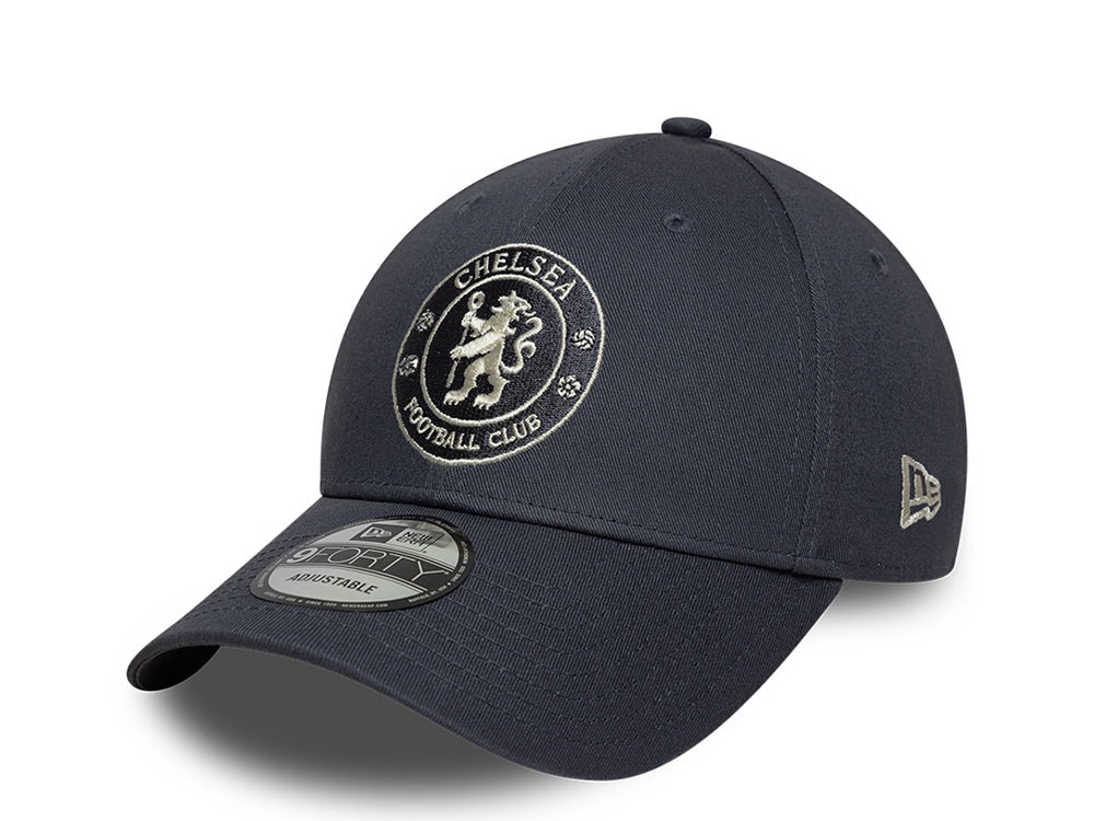 New Era Chelsea Fc Lion Seasonal Gray 9Forty Snapback Casquette