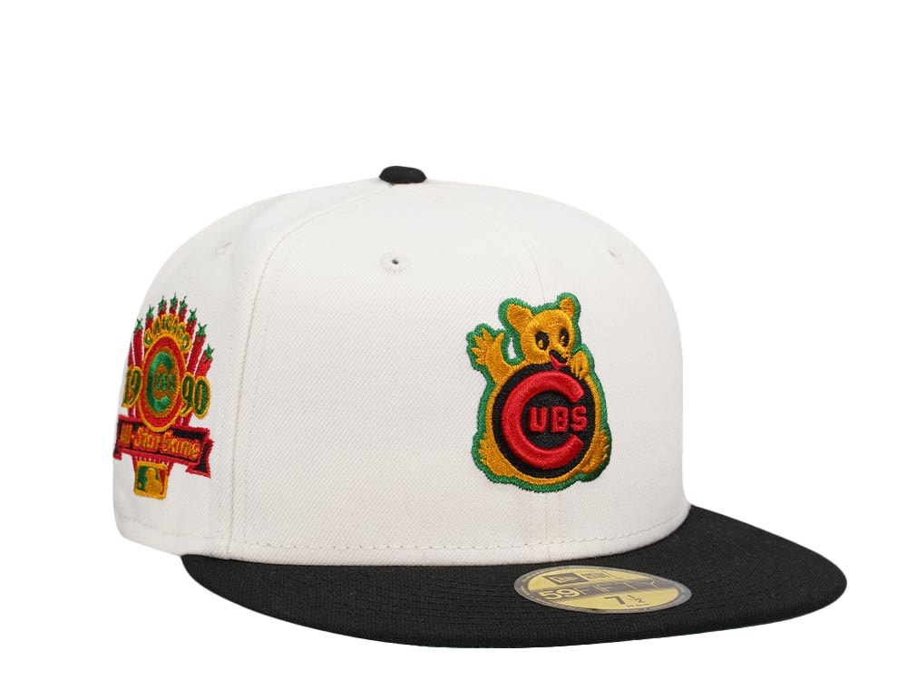 New Era Chicago Cubs All Star Game 1990 Casino Chrome Two Tone Edition 59Fifty Fitted Casquette