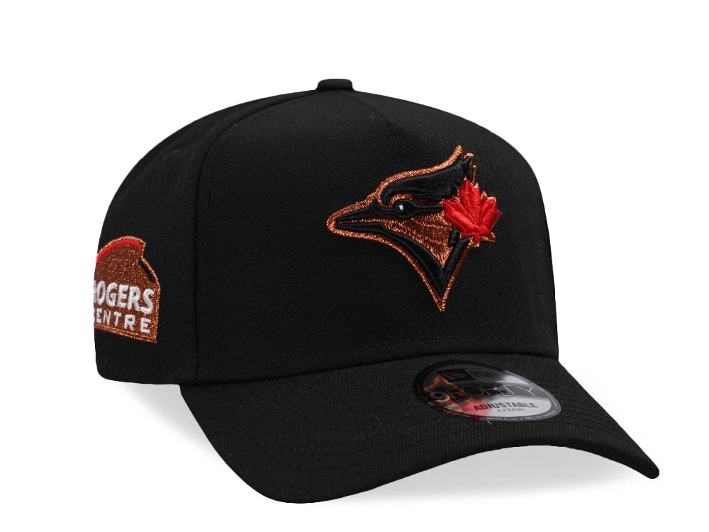 New Era Toronto Blue Jays Rodgers Center Black Copper Edition 9Forty A Frame Snapback Casquette