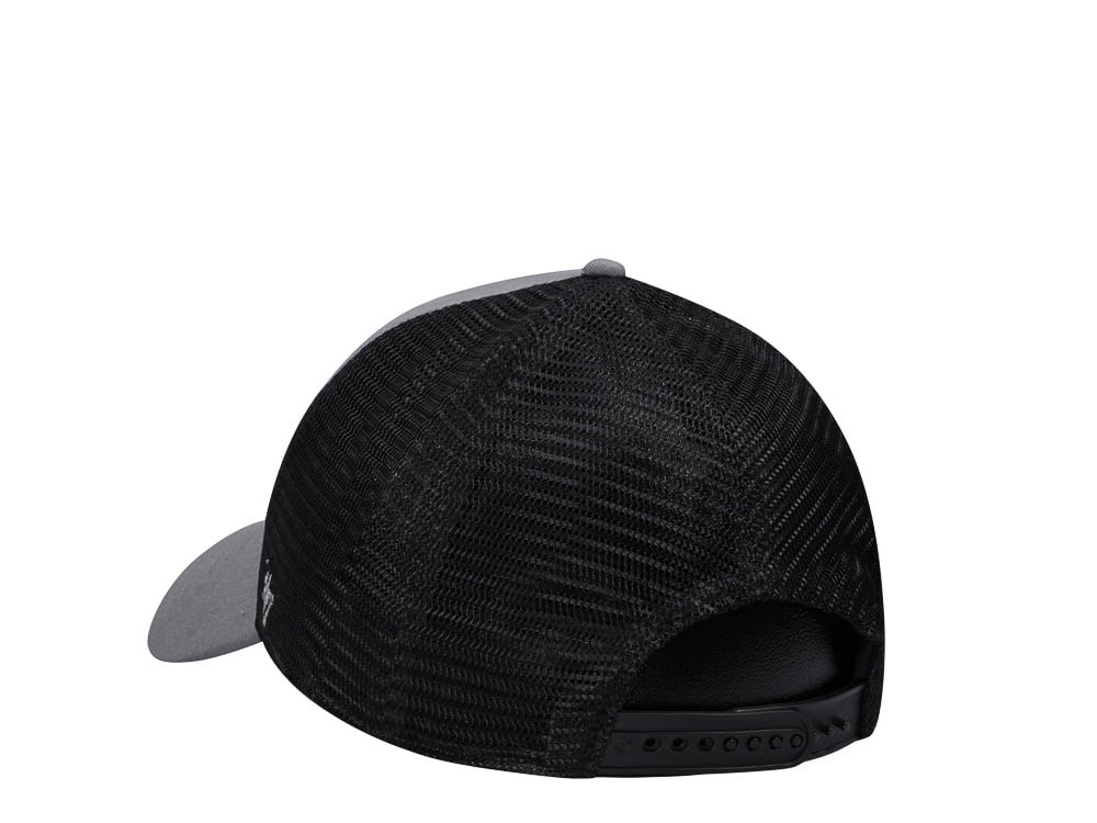 47Brand Los Angeles Dodgers Dark Gray Ballpark Mesh MVP Trucker Snapback Casquette