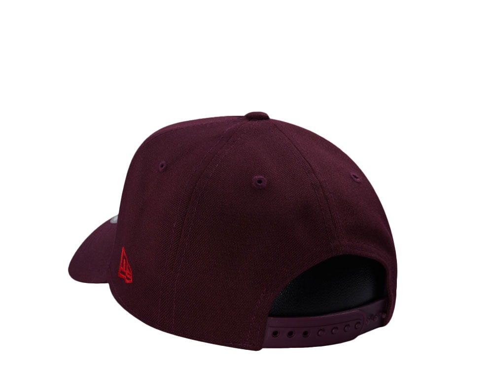 New Era Florida Marlins 25th Anniversary Maroon Prime Edition 9Forty A Frame Snapback Casquette