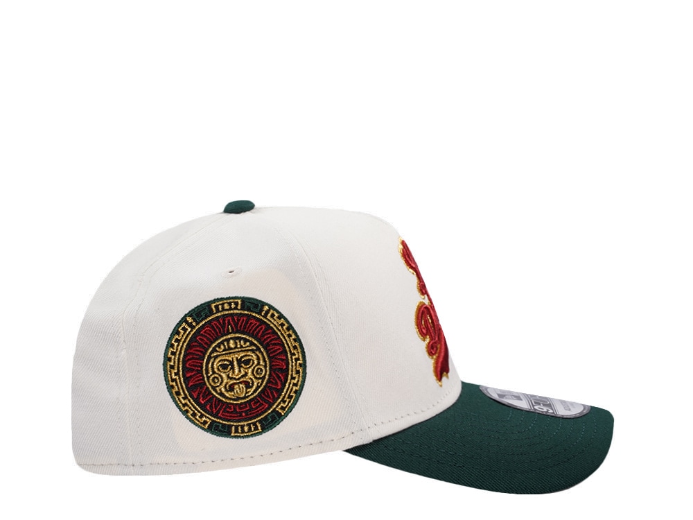 New Era Los Angeles Dodgers Script Chrome Two Tone Edition 9Forty A Frame Snapback Casquette