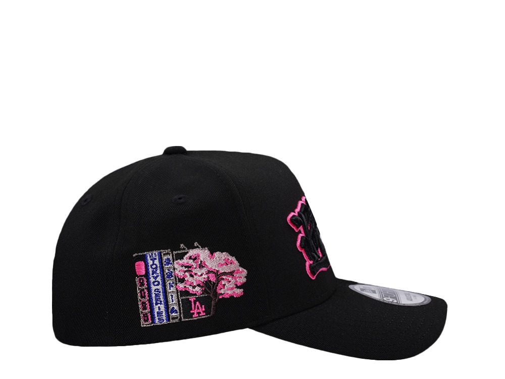 New Era Los Angeles Dodgers Tokyo Series Black Prime Edition 9Forty A Frame Snapback Casquette