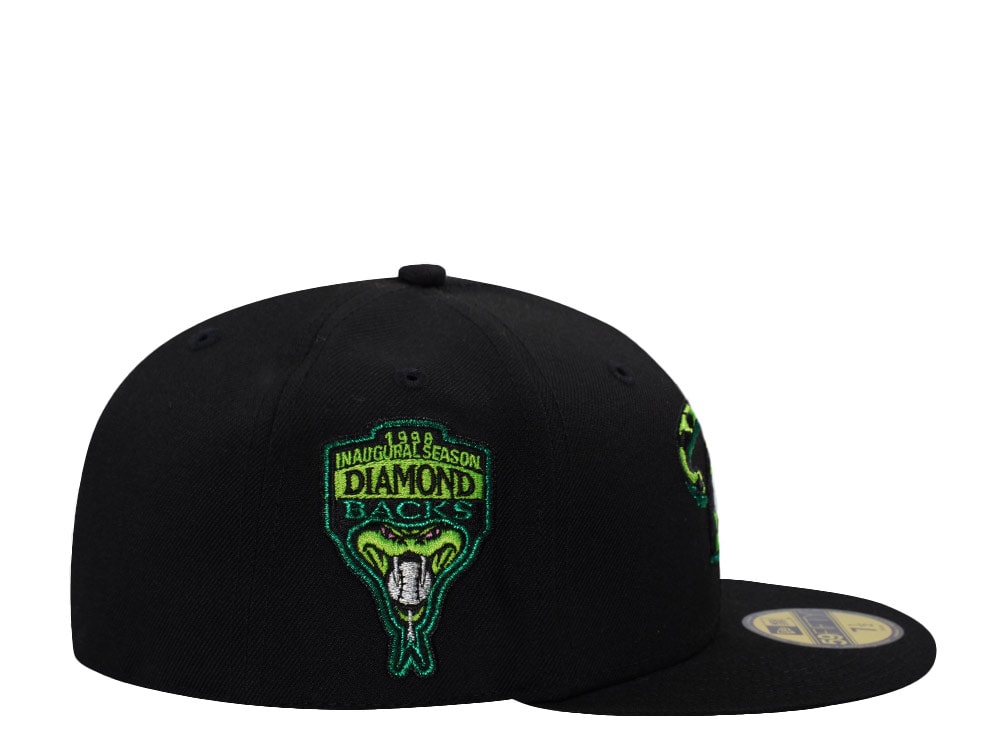New Era Arizona Diamondbacks Inaugural Season 1998 Black Prime Edition 59Fifty Fitted Casquette