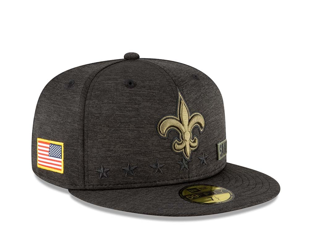 New Era New Orleans Saints Salute to Service 2020 Fitted 59Fifty Casquette