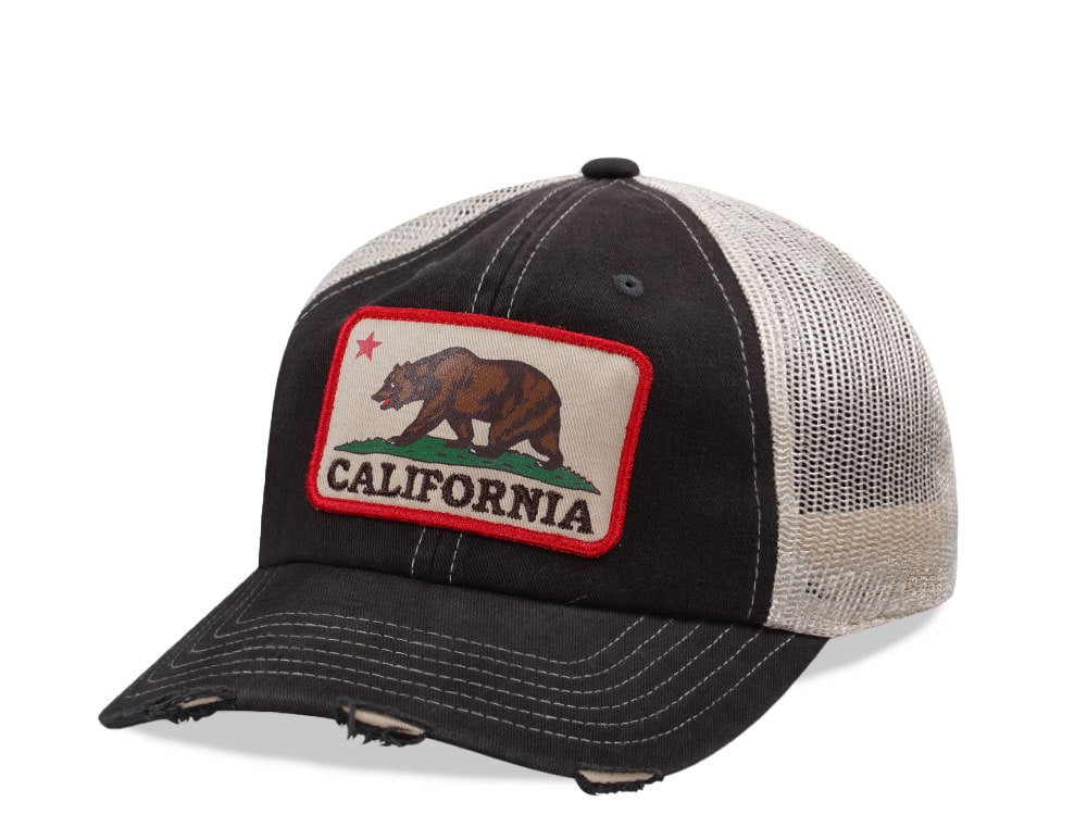 American Needle California Black Orville Edition Trucker Snapback Casquette