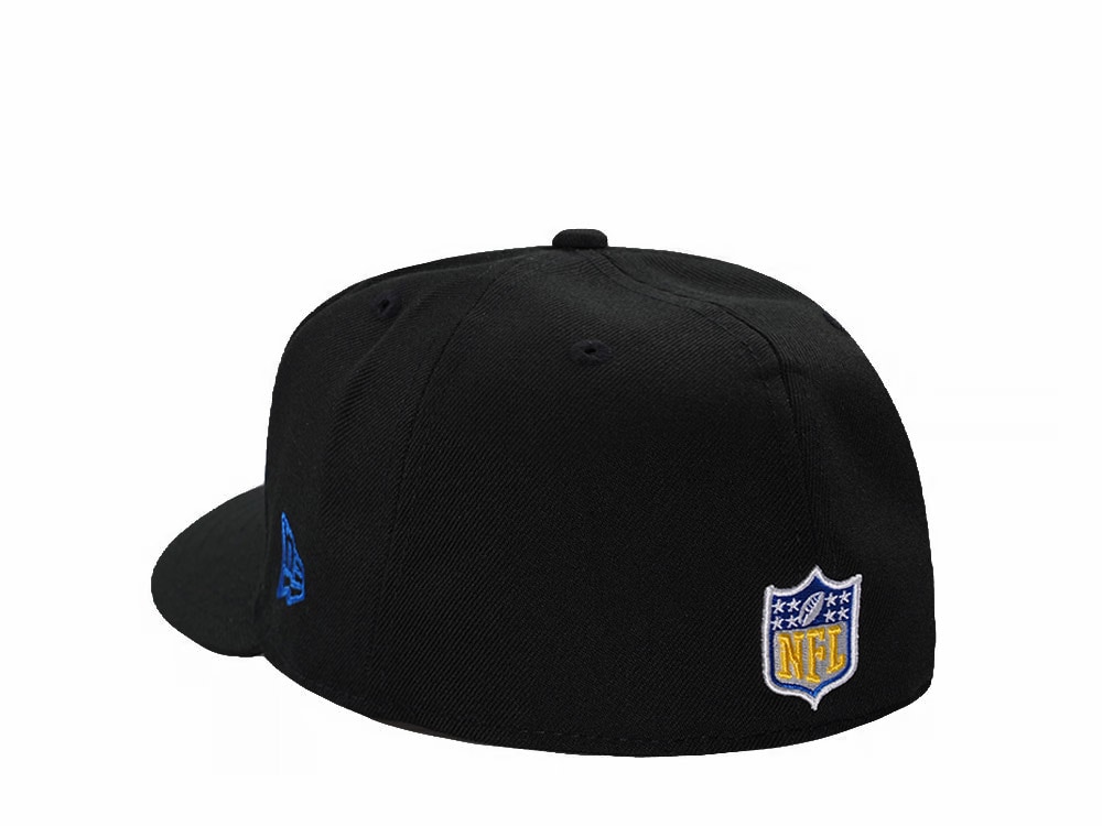 New Era Los Angeles Rams Black Classic Edition Pre Curved 59Fifty Fitted Casquette