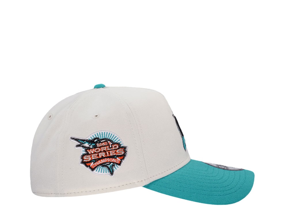 New Era Florida Marlins World Series 2003 Chrome Two Tone Edition 9Forty A Frame Snapback Casquette