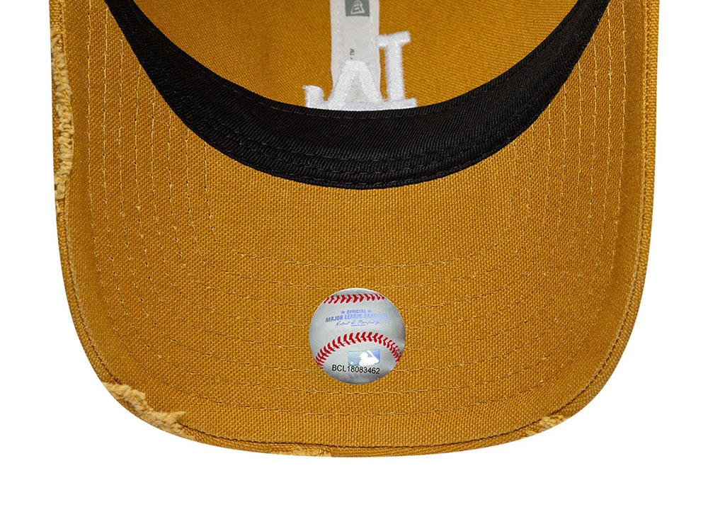 New Era Los Angeles Dodgers Cotton Canvas 9Twenty Trucker Strapback Casquette