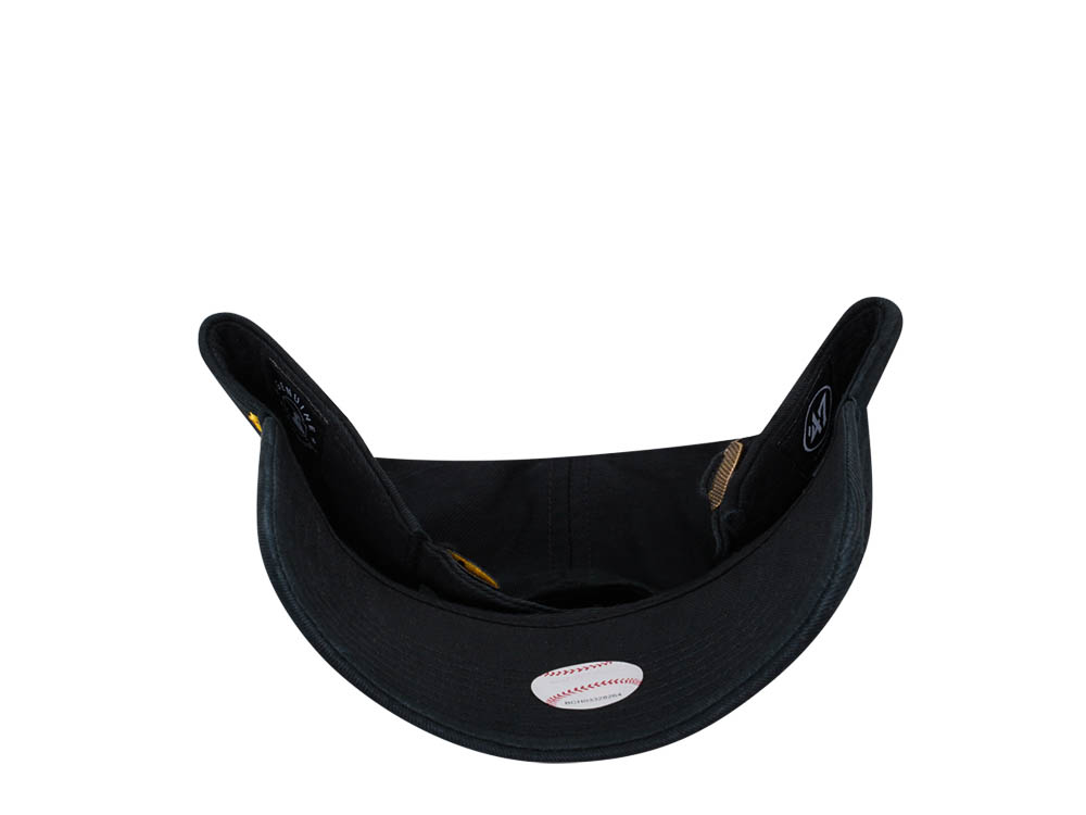 47Brand Pittsburgh Pirates Black Clean Up Strapback Casquette