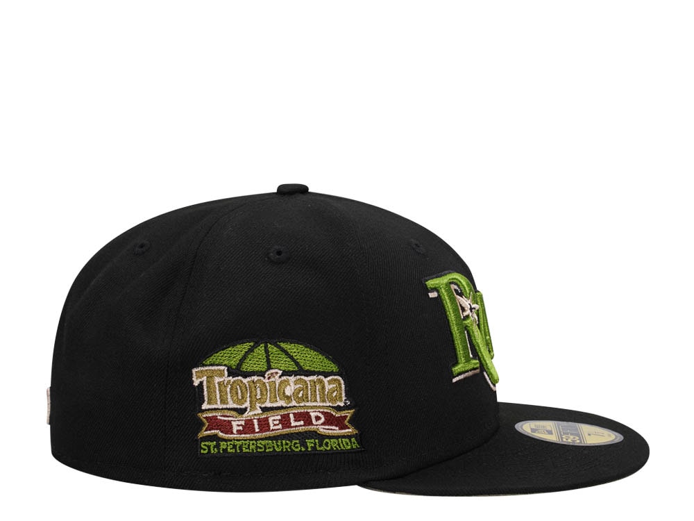 New Era Tampa Bay Rays Tropicana Field Olive Black Edition 59Fifty Fitted Casquette