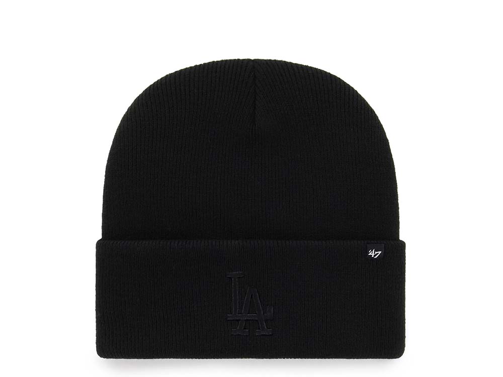 47 Brand Los Angeles Dodgers All Black Edition Cuff Chapeaux