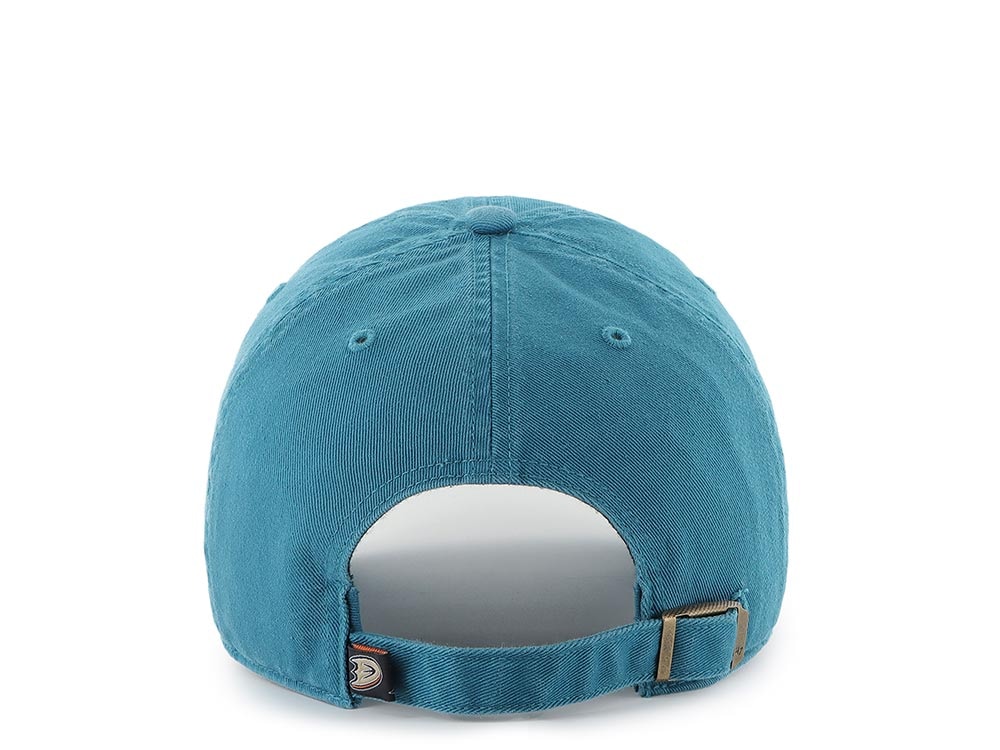 47Brand Anaheim Ducks Teal Clean up Strapback Casquette