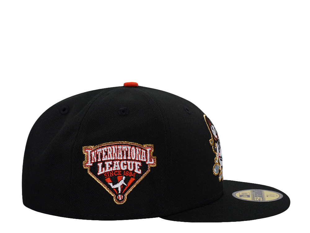 New Era Louisville Bats International League Black Prime Edition 59Fifty Fitted Casquette
