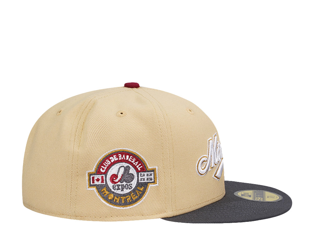 New Era Montreal Expos Vegas Gold Prime Two Tone Edition 59Fifty Fitted Casquette