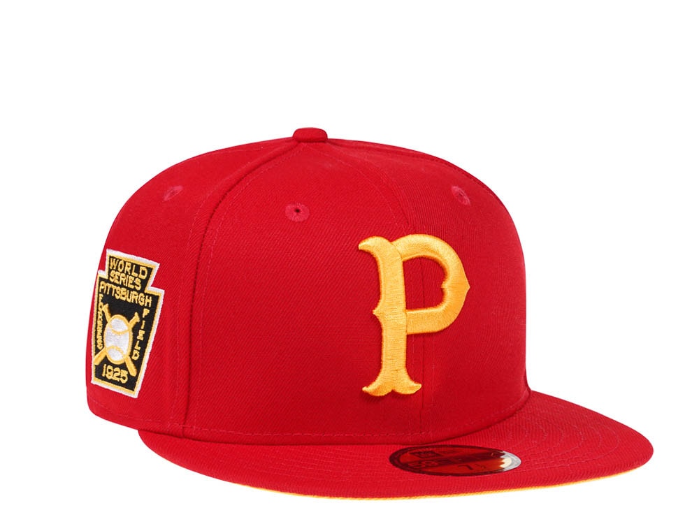New Era Pittsburgh Pirates World Series 1925 Red and Yellow Edition 59Fifty Fitted Casquette