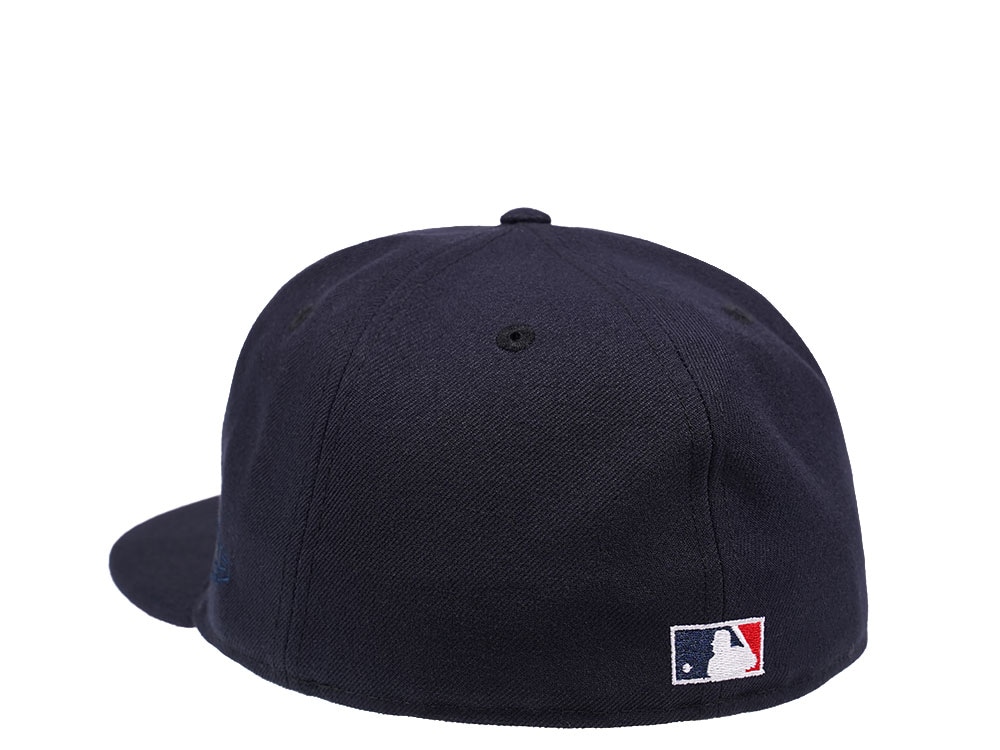 New Era New York Yankees World Series 1976 Navy and Pink Edition 59Fifty Fitted Casquette