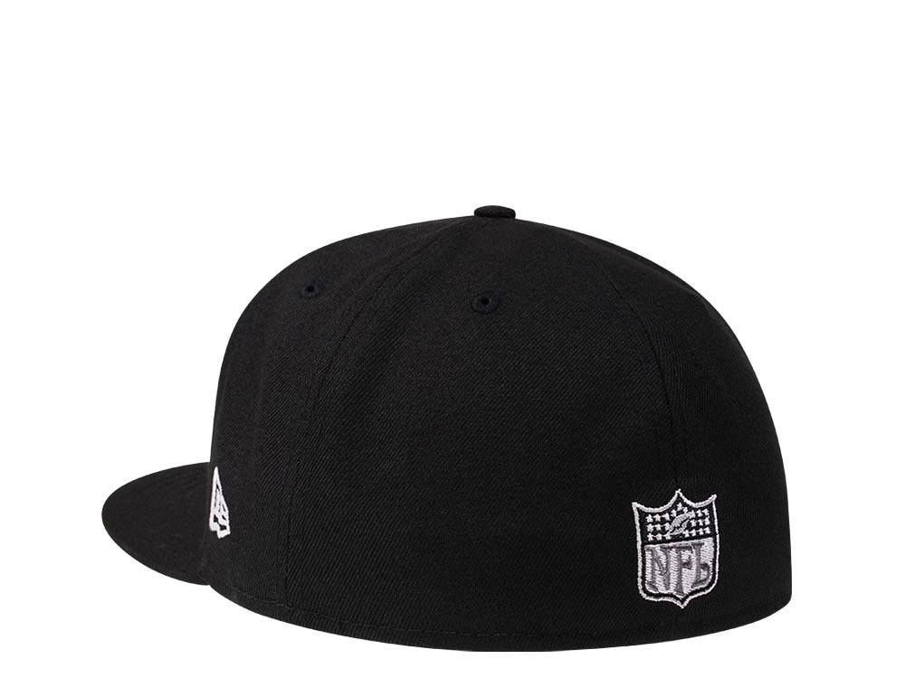 New Era Green Bay Packers Throwback Steel Black Edition 59Fifty Fitted Casquette