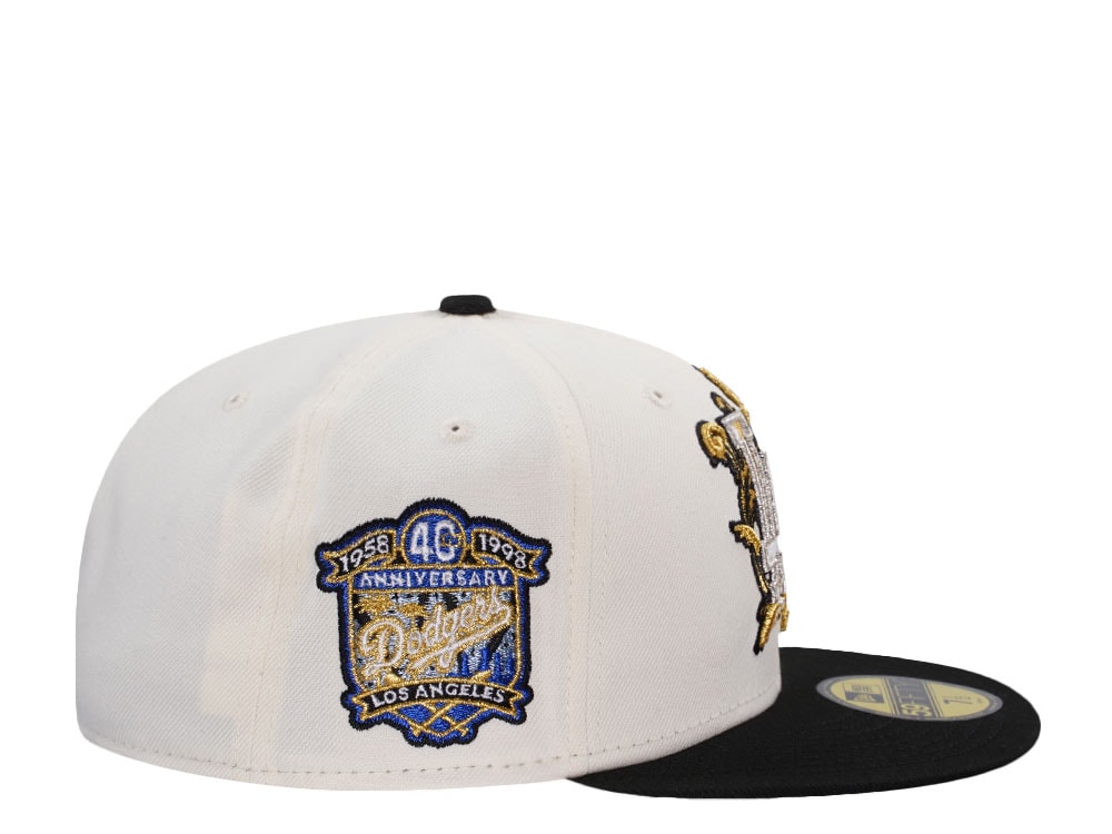 New Era Los Angeles Dodgers 40th Anniversary Metallic Chrome Two Tone Edition 59Fifty Fitted Casquette