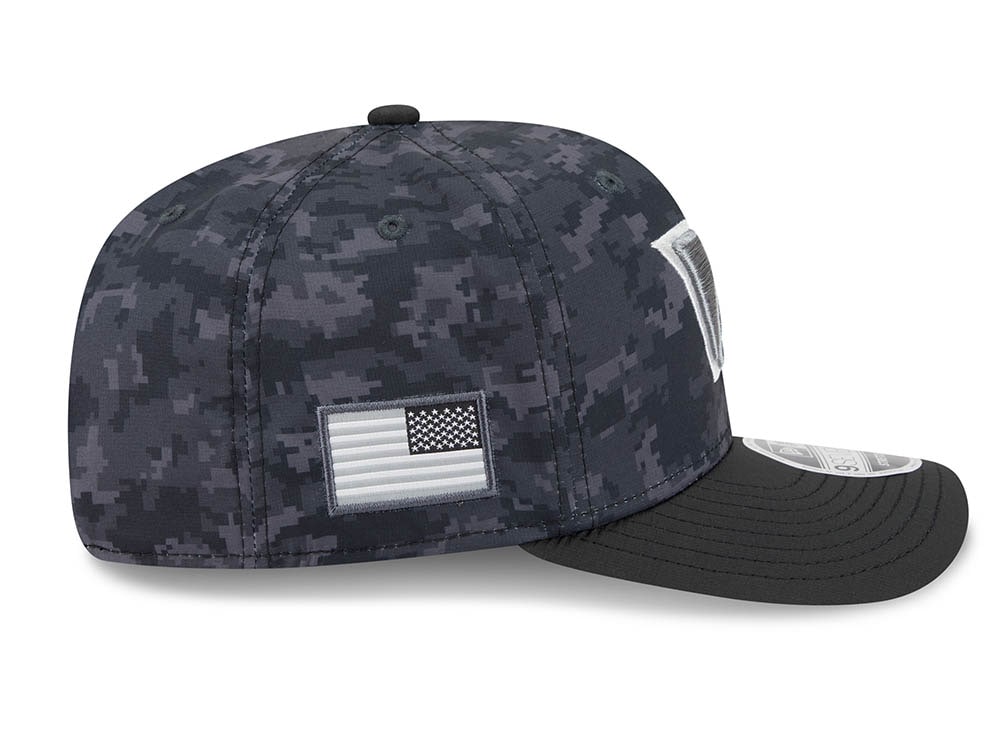 New Era Washington Commanders NFL Salute to Service 2026 Digi Camo Black 9Seventy Stretch Snapback Casquette