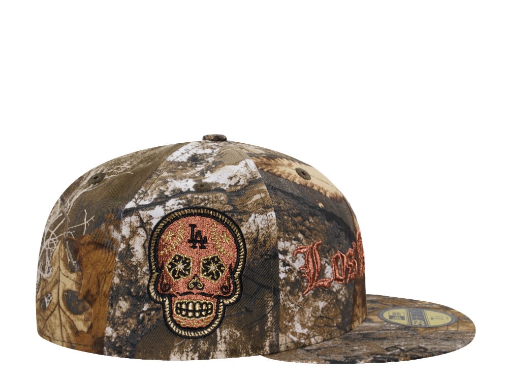 New Era Los Angeles Dodgers Metallic Skull Realtree Prime Edition 59Fifty Fitted Casquette