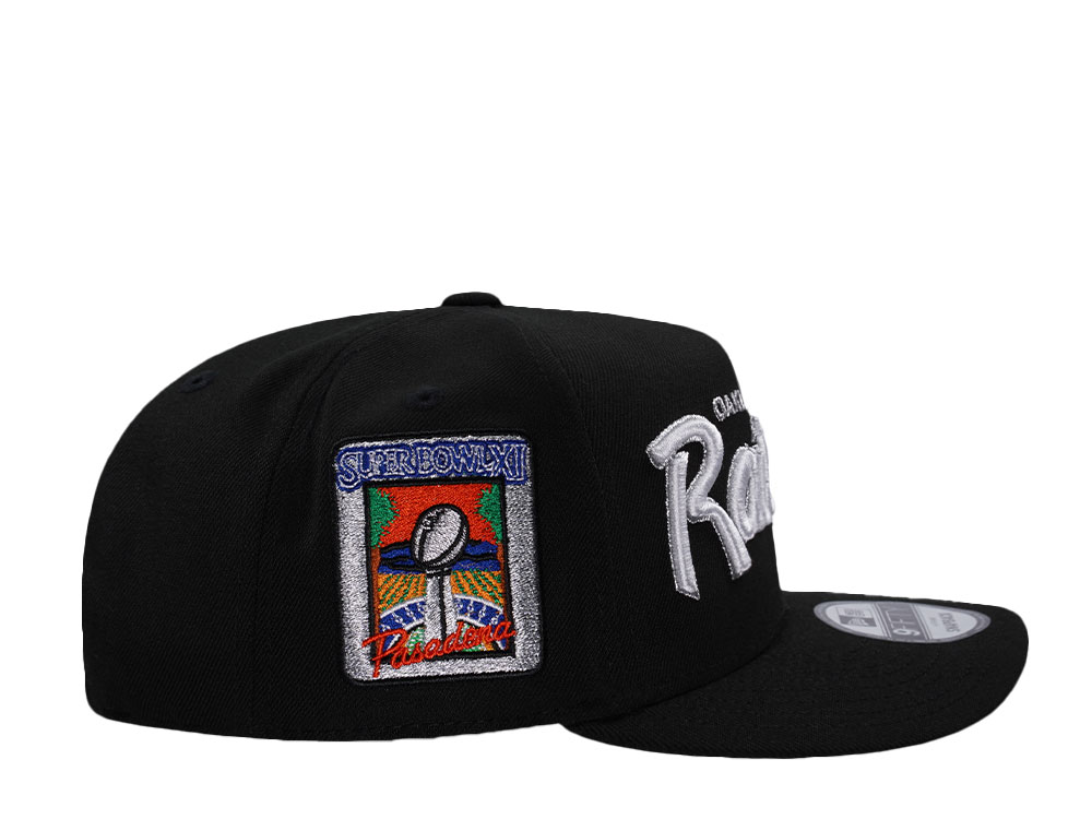 New Era Las Vegas Raiders Super Bowl XI Black Prime Edition 9Fifty A Frame Snapback Casquette