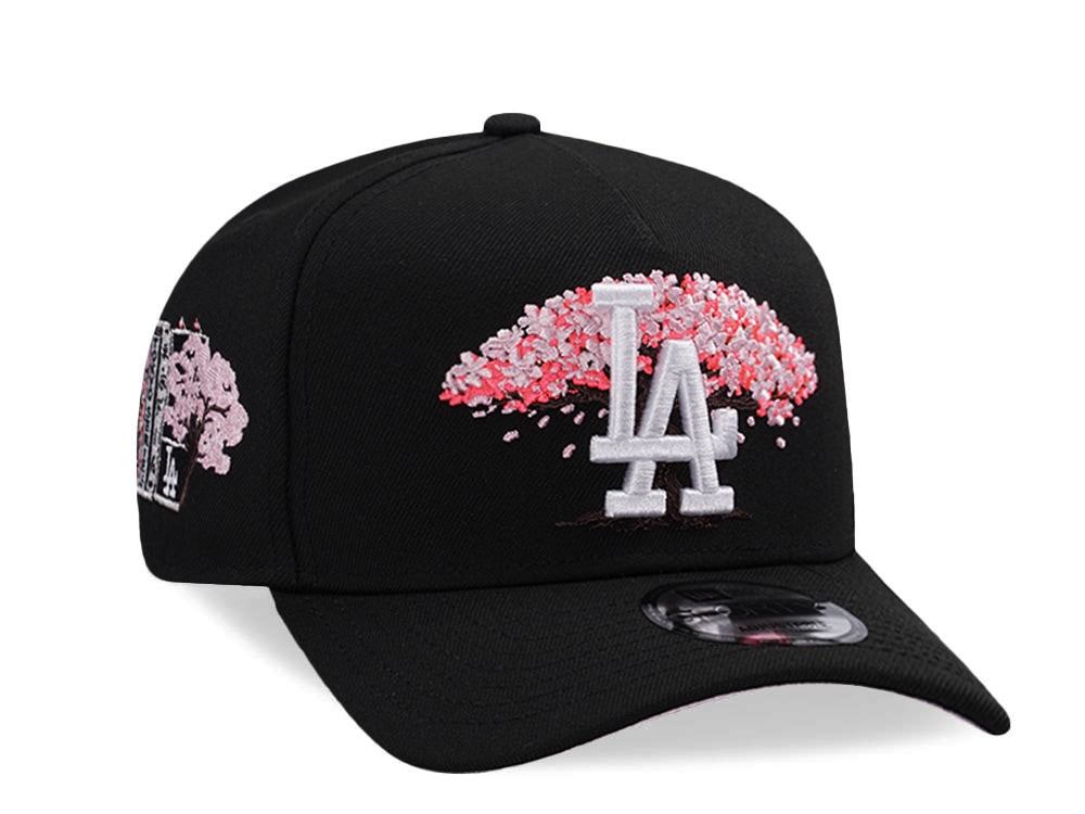 New Era Los Angeles Dodgers Tokyo Series 2025 Sakura Black Prime Edition 9Forty A Frame Snapback Casquette