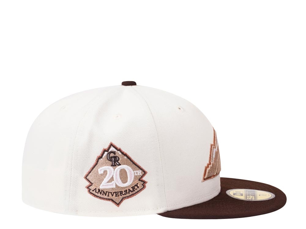 New Era Colorado Rockies 20th Anniversary Cream Dome Prime Edition 59Fifty Fitted Casquette