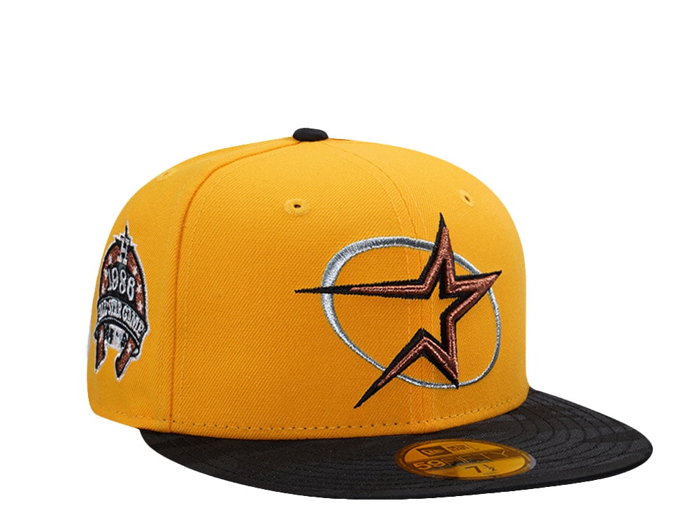 New Era Houston Astros All Star Game 1986 Gold Two Tone Edition 59Fifty Fitted Casquette