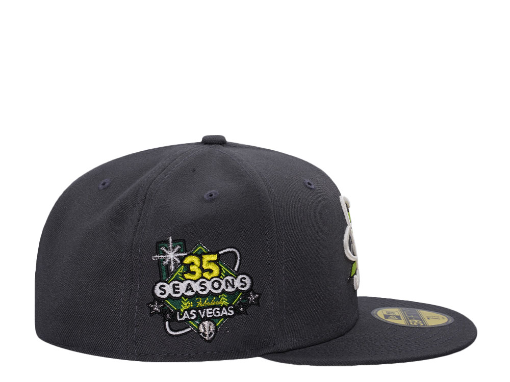 New Era Las Vegas 51s 35th Anniversary Nuked Glow Dark Graphite Prime Edition 59Fifty Fitted Casquette