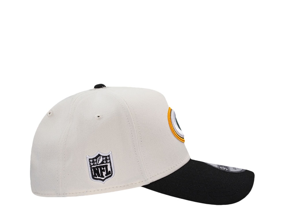 New Era Green Bay Packers Classic Chrome Two Tone Edition 9Forty A Frame Snapback Casquette