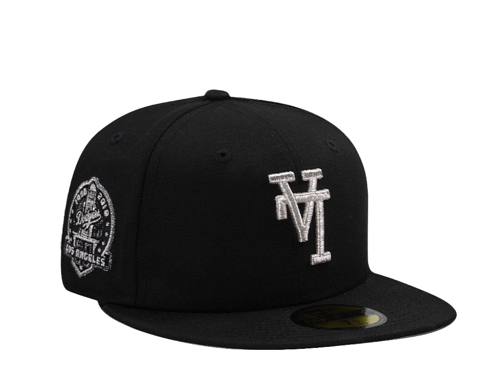 New Era Los Angeles Dodgers 60th Anniversary Upside Down Black Prime Edition 59Fifty Fitted Casquette