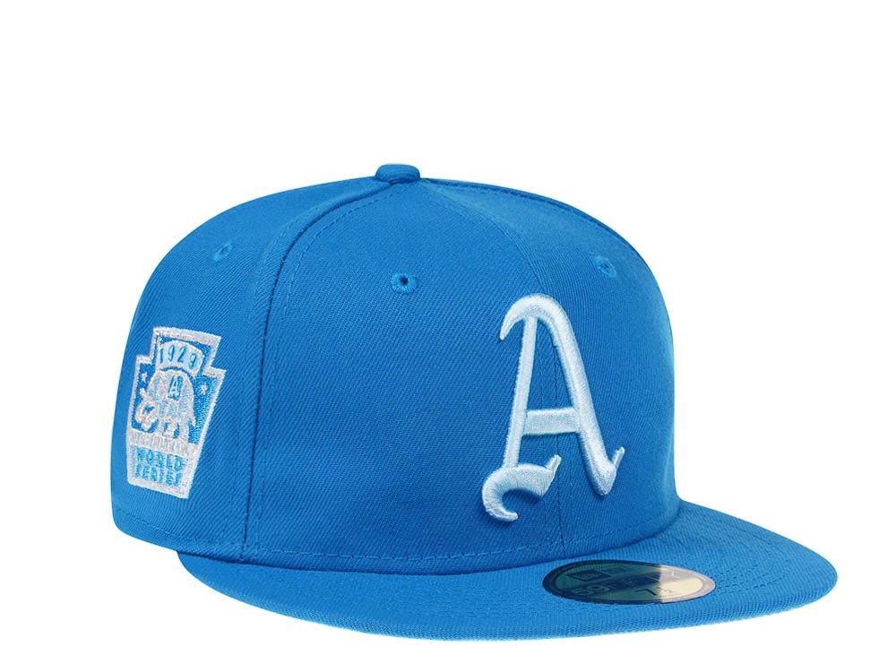 New Era Philadelphia Athletics World Series 1929 Glacier Ice Edition 59Fifty Fitted Casquette