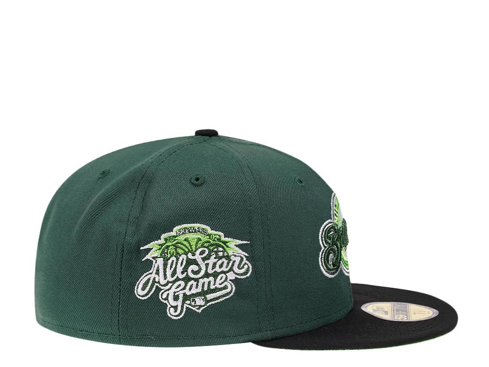 New Era Milwaukee Brewers All Star Game 2002 Green Hops Two Tone Edition 59Fifty Fitted Casquette