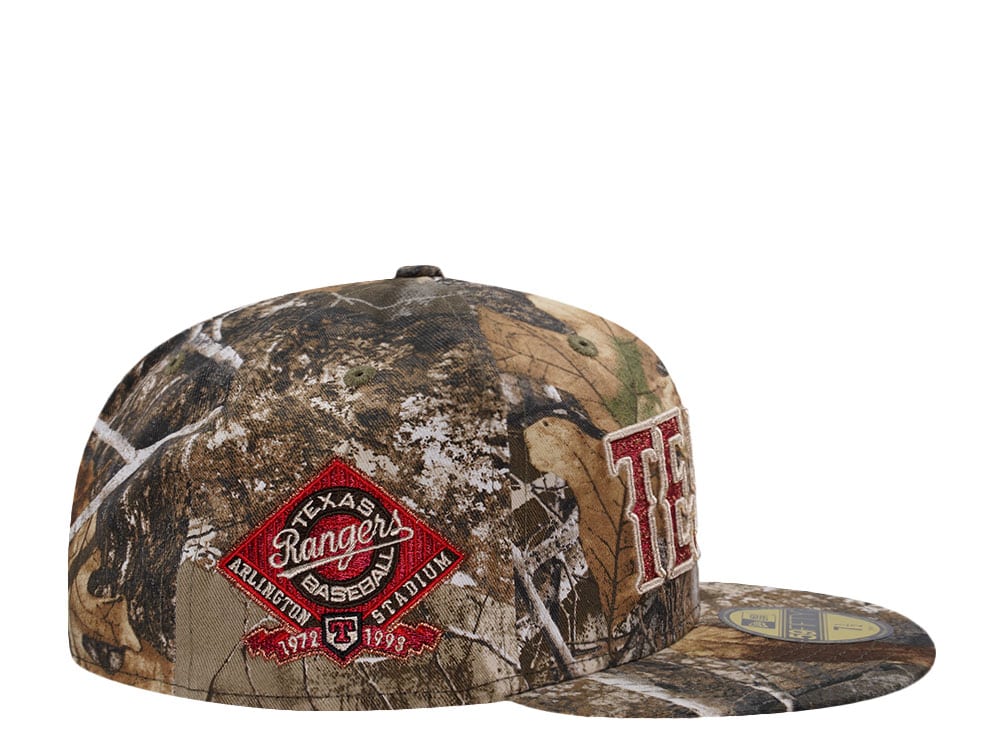 New Era Texas Rangers Arlington Stadium Realtree Prime Edition 59Fifty Fitted Casquette