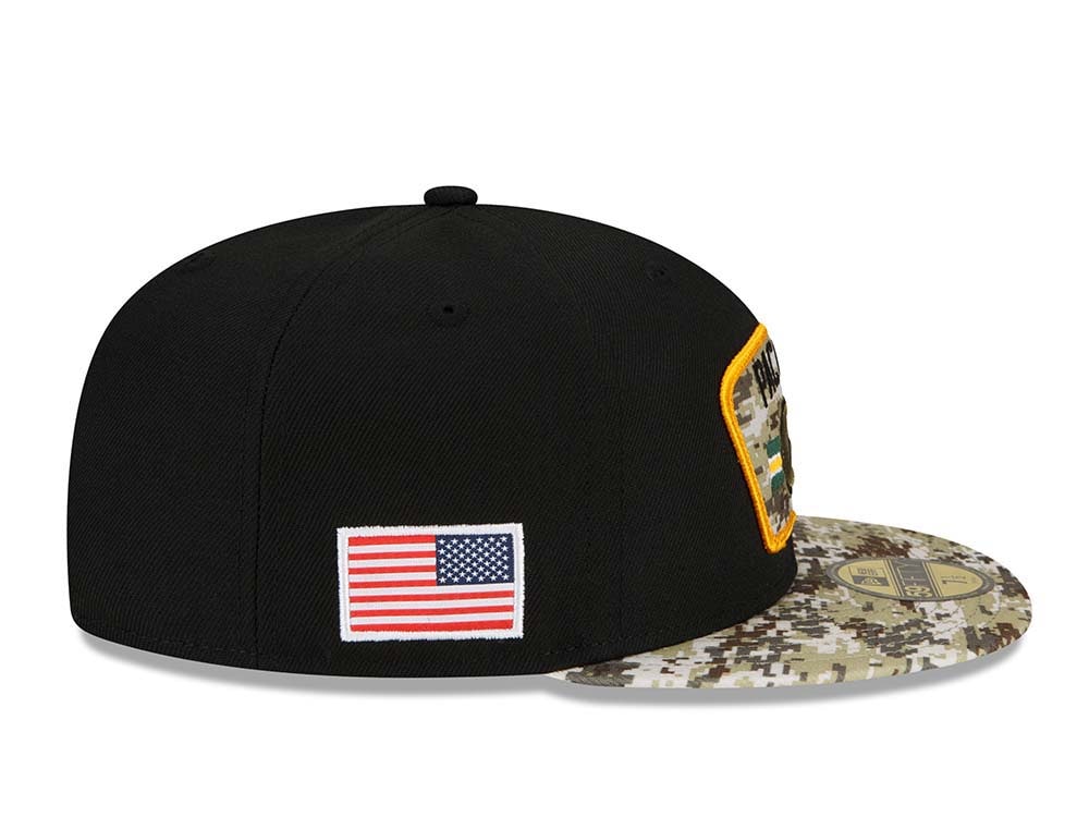 New Era Green Bay Packers Salute to Service 21 59Fifty Fitted Casquette