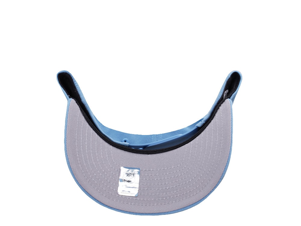 New Era Utah Mammoth Inaugural Season Sky Blue Prime Edition 9Fifty A Frame Snapback Casquette