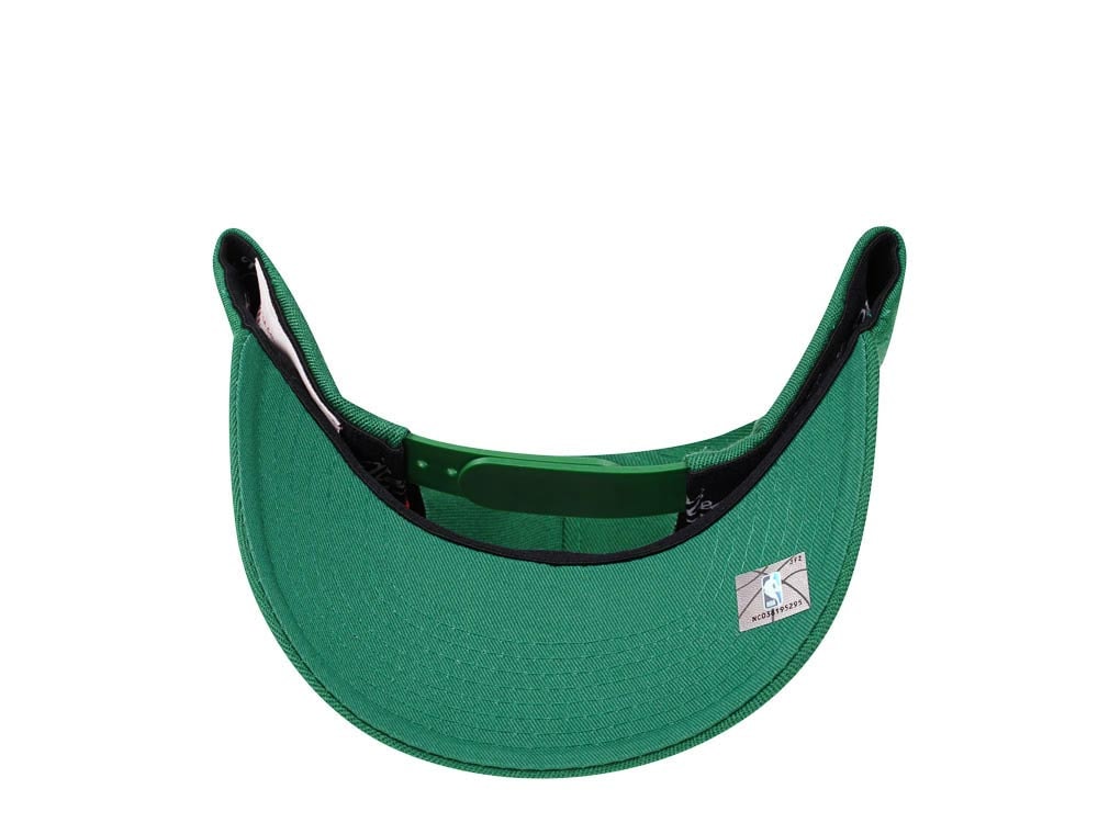 Mitchell & Ness Boston Celtics Team Ground Red Line Solid Flex Green Snapback Casquette