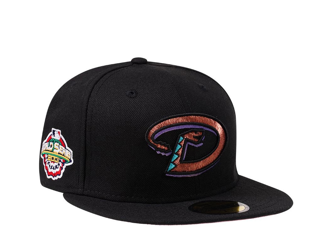 New Era Arizona Diamondbacks World Series 2001 Black and Pink Edition 59Fifty Fitted Casquette