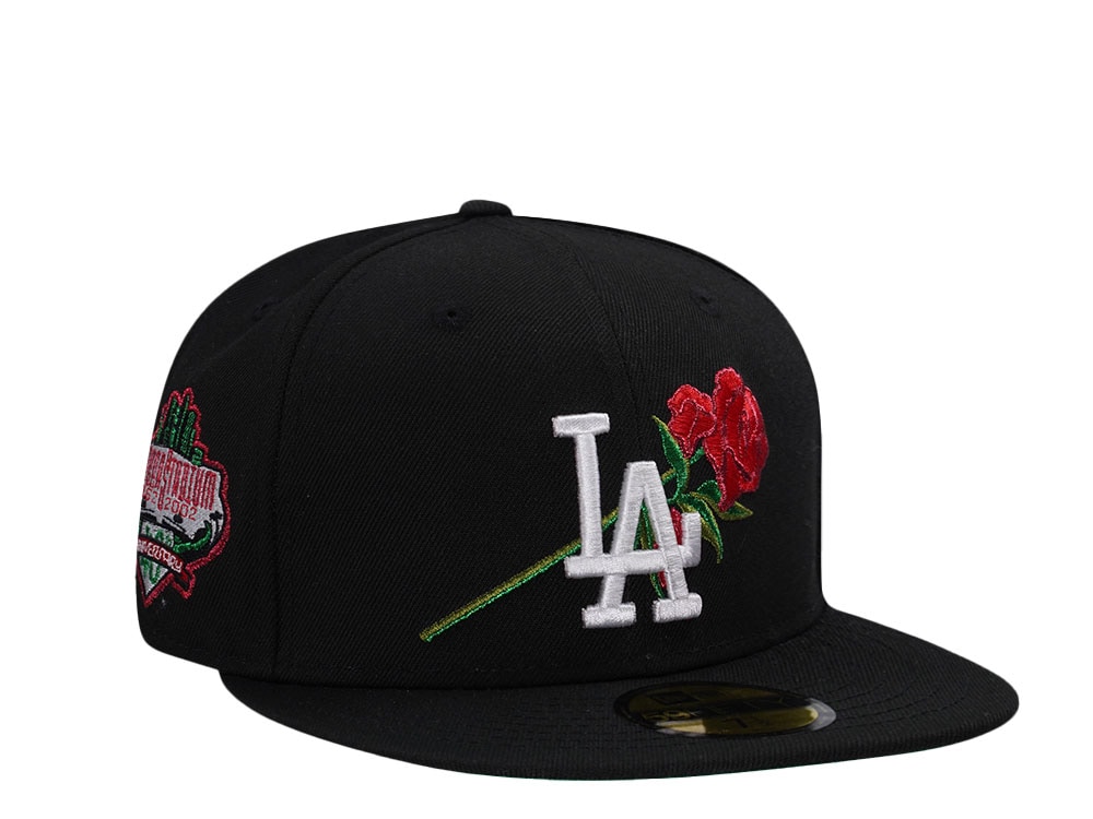 New Era Los Angeles Dodgers 40th Stadium AnniversaryBlack Rose Edition 59Fifty Fitted Casquette