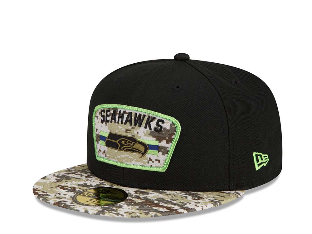 New Era Seattle Seahawks Salute to Service 21 59Fifty Fitted Casquette