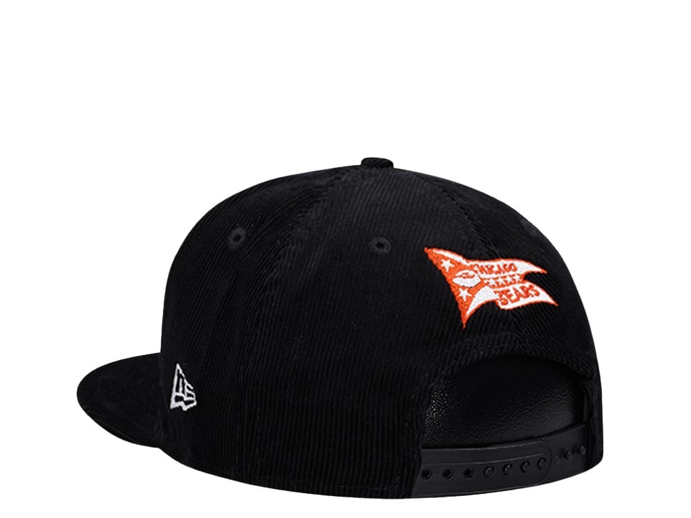 New Era Chicago Bears Black Corduroy Edition 9Fifty Snapback Casquette
