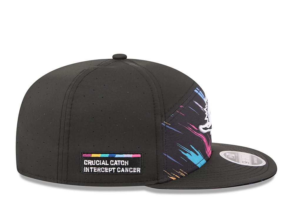New Era Miami Dolphins Crucial Catch 2026 Black Edition 9Fifty Split Panel Snapback Casquette
