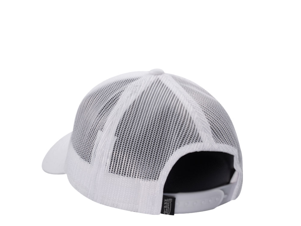 Von Dutch Oval Patch White Trucker Snapback Casquette