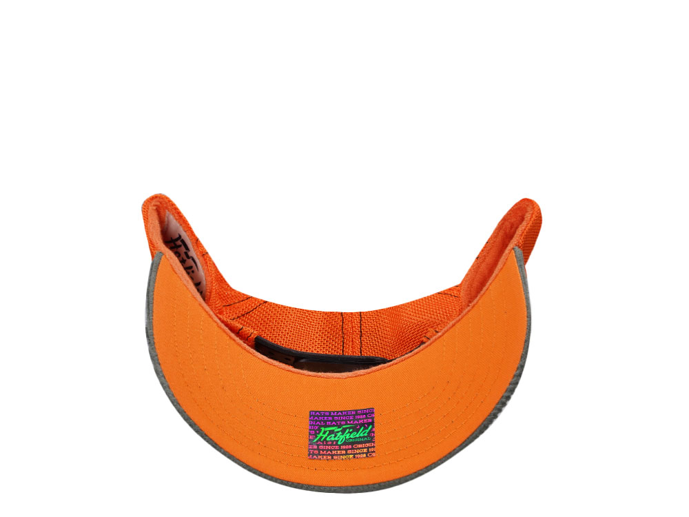 Hatfield Fox White Orange Trucker Snapback Casquette