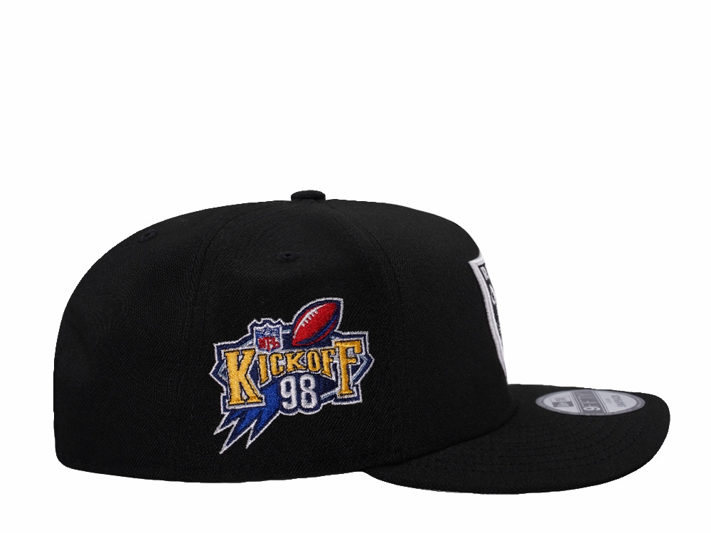New Era Las Vegas Raiders Kickoff 1998 Black Prime Edition 9Fifty A Frame Snapback Casquette
