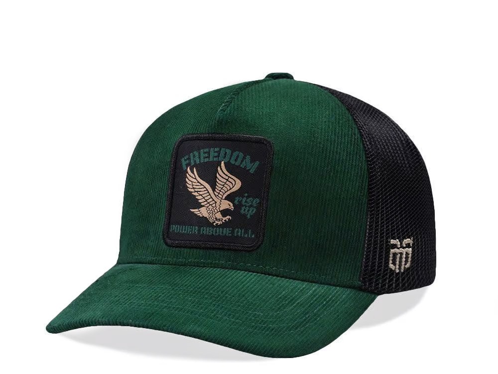 Parallel Union Freedom Eagle Dark Green Edition Trucker Snapback Casquette