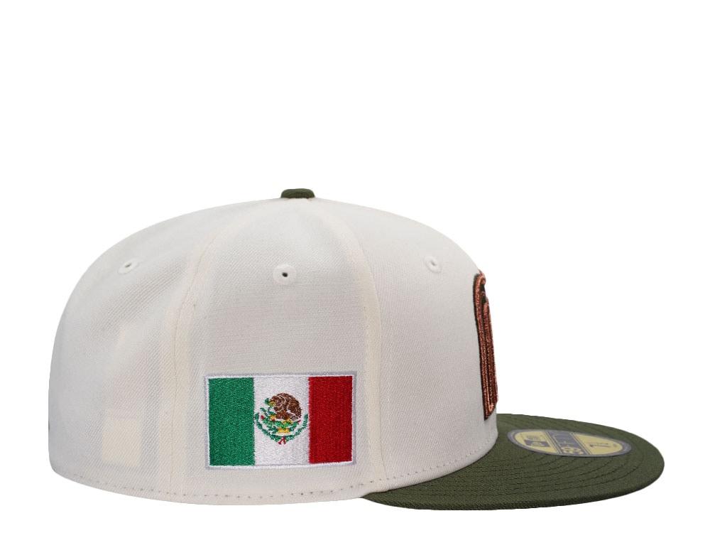 New Era Wbc Mexico World Baseball Classic Chrome Two Tone Edition 59Fifty Fitted Casquette